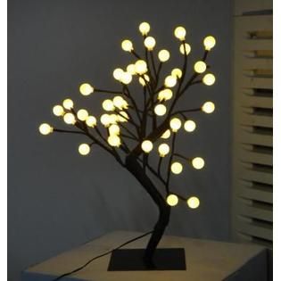 Creative Motion  17.71 Height Desk Top White LED Ball Tree (48 pcs