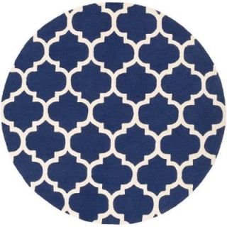 Artistic Weavers Pollack Stella Navy 3 ft. 6 in. x 3 ft. 6 in. Round Indoor Area Rug AWAH2032 36RD