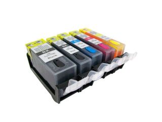 Cisinks ® Refillable Ink Cartridge SET for Canon PGI 225 CLI 226 Cartridge Pixma MG5120 MG5200 MG5220 MG5220 RFB MG5320 IX6520 MX712 MX880 MX882 MX892 IP4920 IP4820