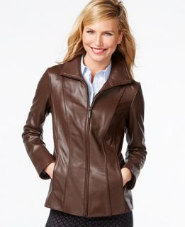 Anne Klein Leather Jacket   Coats   Women