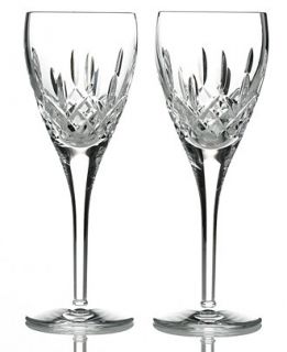 Waterford Stemware, Lismore Nouveau Wine Glasses, Set of 2