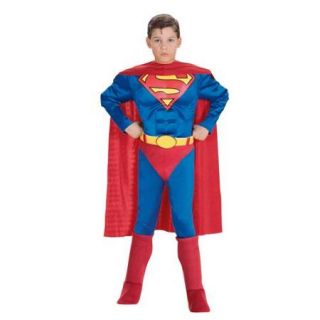 Deluxe Muscle Chest Superman Costume Small 4 6