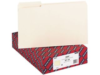 Smead 15347 Recycled Two Ply File Folders, 1/3 Cut Top Tab, Legal, Manila, 100/Box