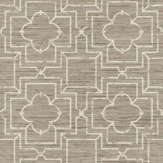 York Wallcoverings 60.75 sq. ft. Ashford Geometrics Hourglass Trellis Wallpaper GE3661