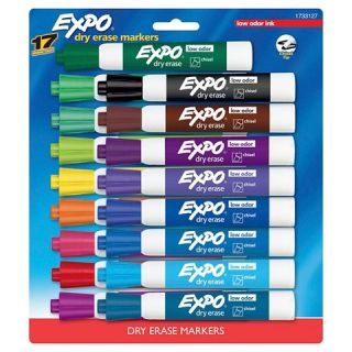 EXPO 17ct Asst. Chisel tip Dry Erase Marker