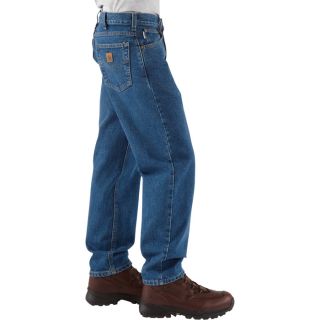 Carhartt Relaxed Fit Straight Leg Jean — Dark Stone, 40in. Waist x 28in. Inseam, Regular Style, Model# B17
