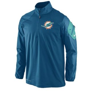 Nike NFL Sideline Defender Hybrid Jacket   Mens   Football   Clothing   Miami Dolphins   Marina