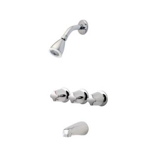 01 Series Diverter Tub and Shower Faucet Trim with Knob Handles by