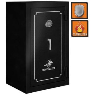 Winchester Safes Home and Office 12 Fire Safe Electronic Lock 2 Storage Drawers Black Gloss DISCONTINUED H 4226 12 7 E