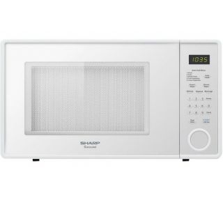 Sharp Mid Size 1.1 Cu. Ft. 1000W Microwave Oven  Smooth White   H358652 —