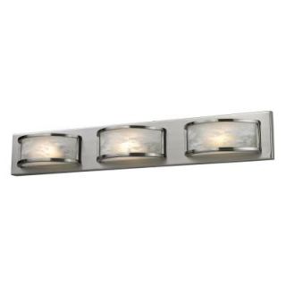 Titan Lighting Melville 3 Light Satin Nickel Wall Mount Bath Bar TN 10906