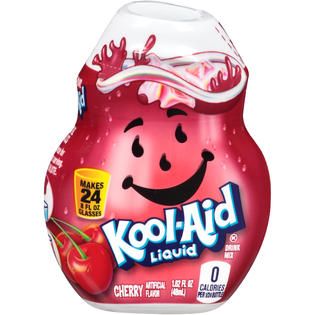 Kool Aid Cherry Liquid Drink Mix 1.62 FL OZ PLASTIC BOTTLE   Food