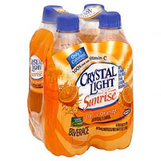 Crystal Light Sunrise Beverage, Classic Orange, 4   16 fl oz (473 ml