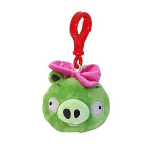 Angry Birds Girl Pig Backpack Clip   Toys & Games   Stuffed Animals