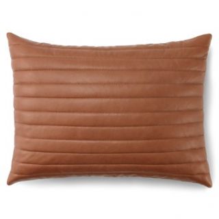 Ralph Lauren Costa Azzurra Leather Decorative Pillow, 12" x 16"