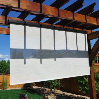 Keystone Fabrics Titanium Plus Pole Operated Exterior Solar Shade