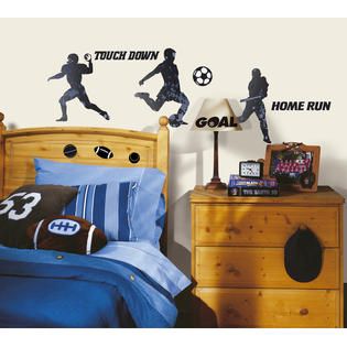 RoomMates Sports Silhouettes Peel & Stick Wall Decals   Home   Home