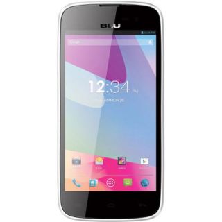 BLU Neo 4.5 S330L Dual SIM Android Phone (Unlocked), White/Black
