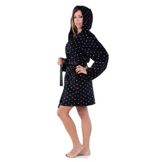 Micro Fleece Polka Dot Hooded Robe  ™ Shopping