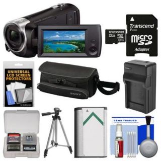 Sony Handycam HDR CX405 1080p HD Video Camera Camcorder with 32GB Card + Case + Battery & Charger + Tripod + Kit