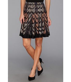 bcbgmaxazria albie skirt black combo