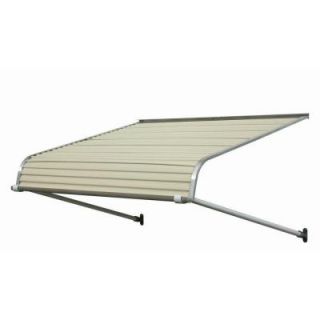 NuImage Awnings 6 ft. 2500 Series Aluminum Door Canopy (16 in. H x 42 in. D) in Almond 25X7X7205XX05X