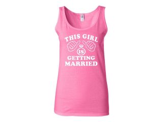 Junior This Girl Is Getting Married Humor Sleeveless Tank Top