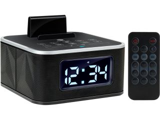 GOgroove Dual Alarm Bluetooth Clock Speaker with FM Radio , USB Charging and LED Display   Works With Apple , Samsung , LG and More Smartphones