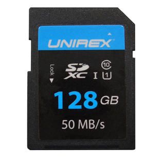 UNIREX MEMORY SDHC Card 128GB Class 10 (UHS 1) Memory Card   TVs