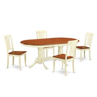 Wooden Importers Plainville 5 Piece Dining Set