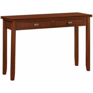 Brooklyn + Max Holden Collection Auburn Brown Console Sofa Table