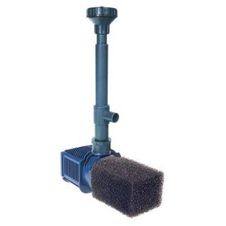 Pro Series 594 GPH Submersible Pond and Water Garden Pump with Fittings, Spray Nozzles R440160