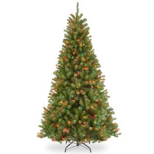 National Tree Company 7.5 ft. North Valley Spruce Tree with Multicolor