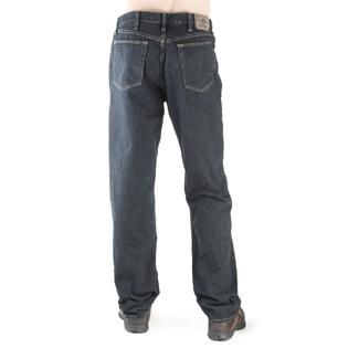 Wrangler   Mens Stonewashed Denim Relaxed Fit Jean