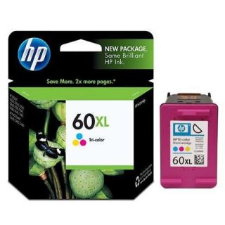 HP 60XL Tri color High Yield Original Ink Cartridge (CC644WN)