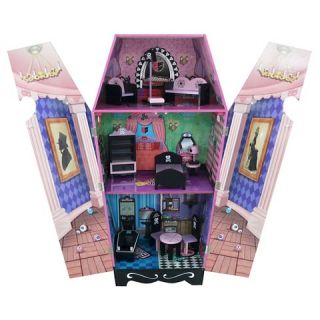 Teamson Kids Vampire Villa Coffin Doll House With 7pcs Figurine