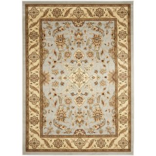 Safavieh Lyndhurst Rectangular Gray Floral Woven Area Rug (Common 9 ft x 12 ft; Actual 8.91 ft x 12 ft)