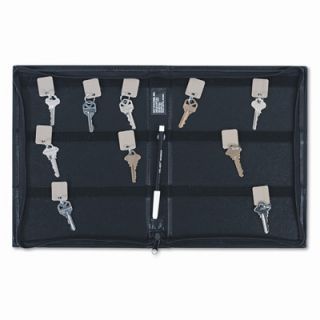 PM COMPANY Locking Full Length Zipper 288 Key Leather Look Vinyl