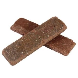 Old Mill Brick Colonial Collection Columbia Street 7.625 in. x 2.25 in. x 9/16 in. Clay Thin Brick Flat (Case of 50) TB 27007CS