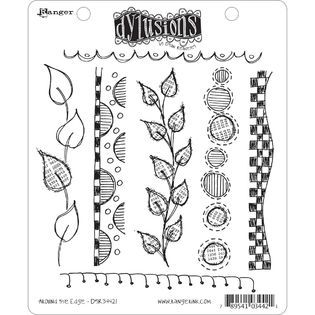Dyan Reaveleys Dylusions Cling Stamp Collection Around The Edge