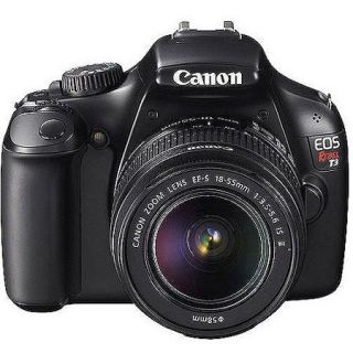 Canon EOS Rebel T3 Black 12.2MP DSLR Camera, EF S 18 55mm 13.5 5.6 IS II Lens, 2.7" LCD, EOS Full HD Movie Mode