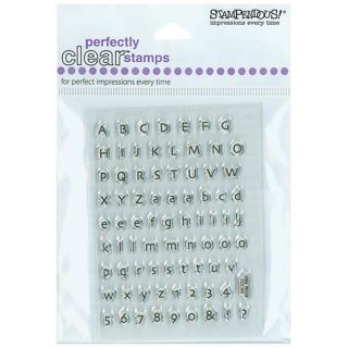 Stampendous Tiny Alphabet Clear Stamps   11990024  