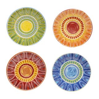 Certified International Hand painted Tapas 11.25 inch Assorted Ceramic