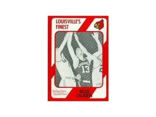 Autograph Warehouse 101646 Bud Olsen Basketball Card Louisville 1989 Collegiate Collection No. 242