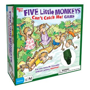 University Games Five Little Monkeys Cant Catch Me Game   Toys