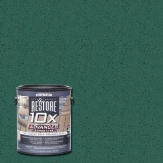 Rust Oleum Restore 1 gal. 10X Advanced Forest Deck and Concrete Resurfacer 291446