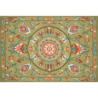Francesca Green/Multi Florals Rug by Loloi Rugs