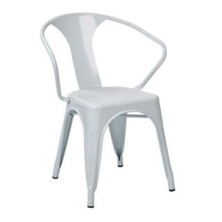 Office Star Patterson 4 Piece Metal Chair in White PTR2830A4 11