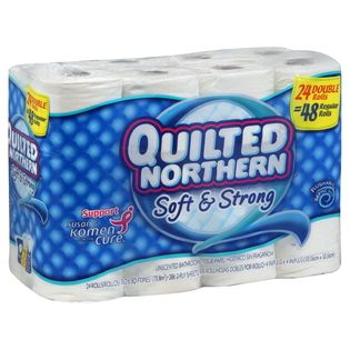 Quilted Northern Soft & Strong Bathroom Tissue, Unscented, Double