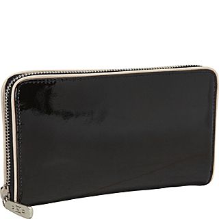 Cezar Mizrahi Handbags Patent Leather Zip Around Wallet